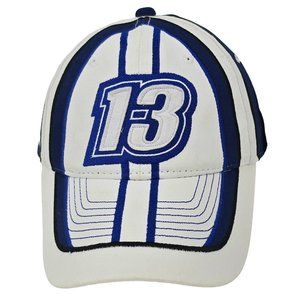 Joe Nemechek #13 NASCAR Hat CertainTeed Ginn Racing Blue White Ball Cap - NEW